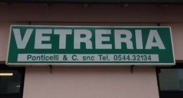 insegna vetreria