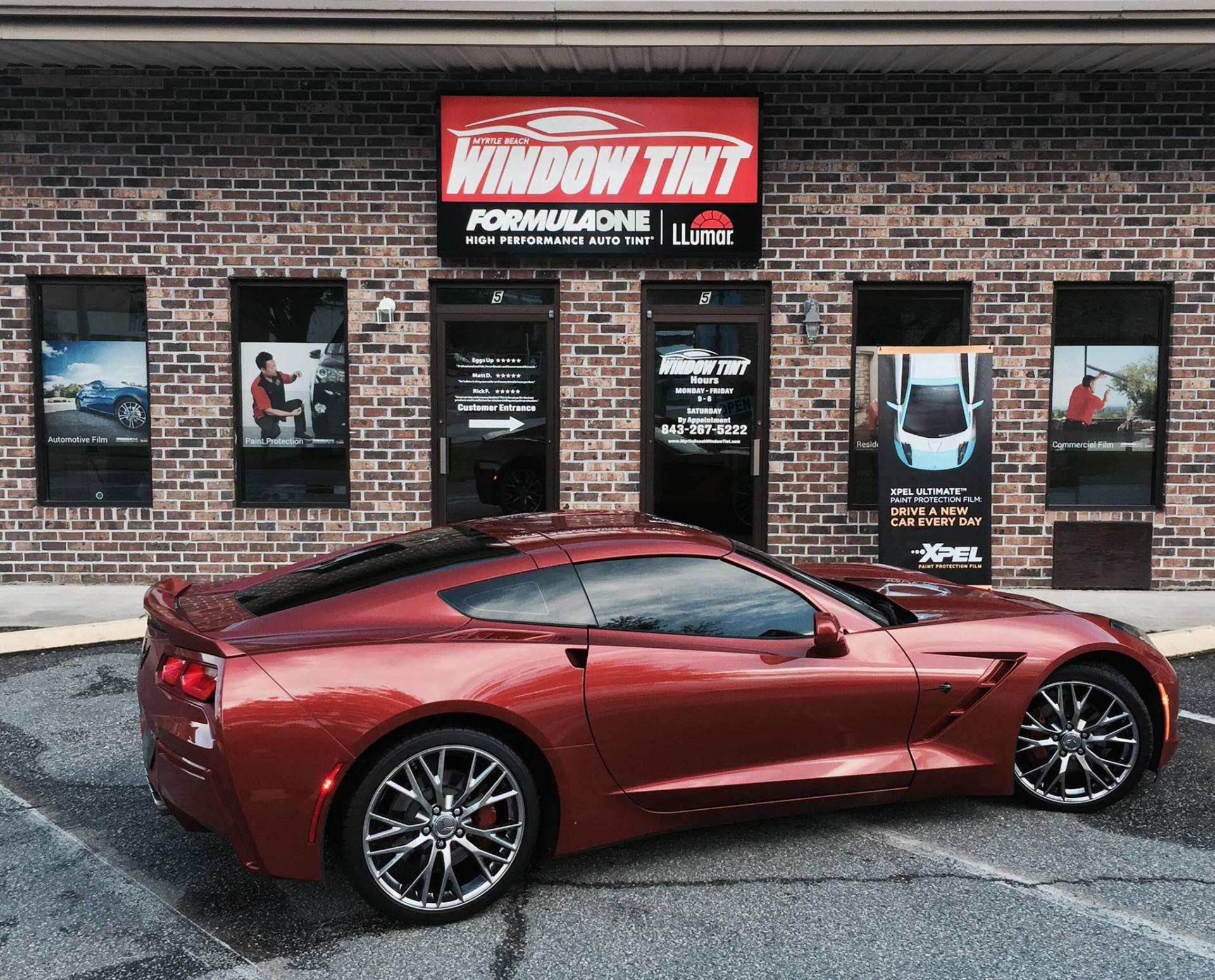 stratos series auto film myrtle beach sc