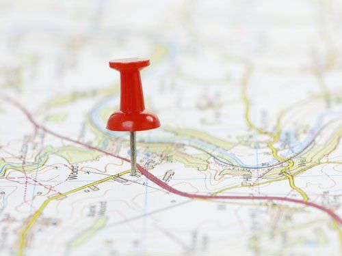 tack on map