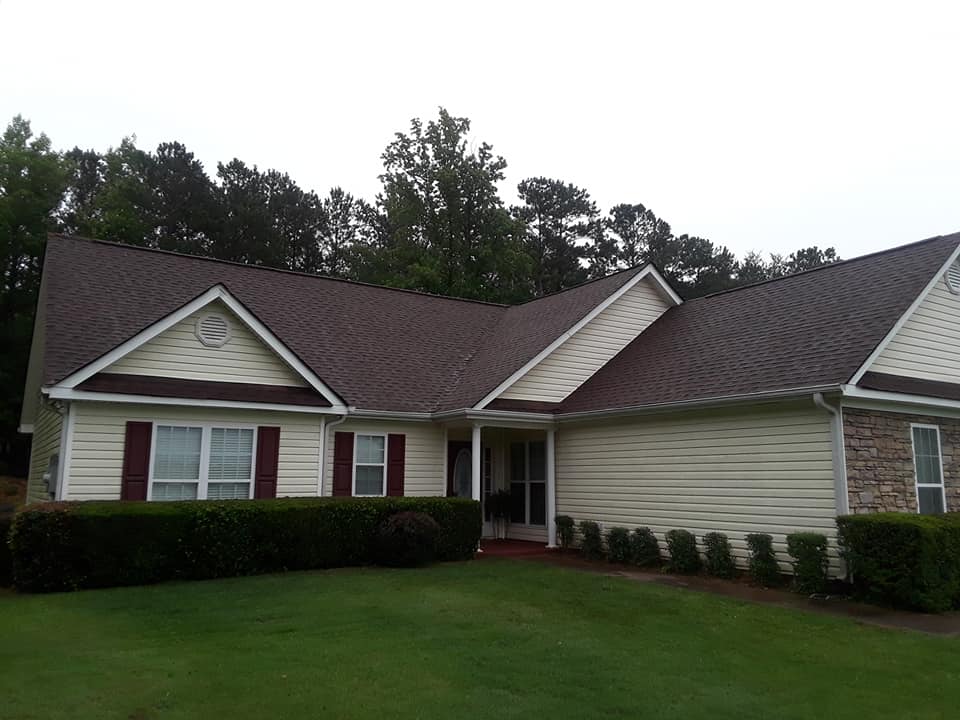 Residential House with Shingle Roof Completed — LaGrange, GA — Ricky Smith Roofing Inc