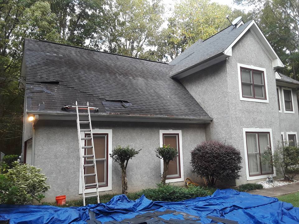 Before Repair of Residential House Shingle Roof — LaGrange, GA — Ricky Smith Roofing Inc