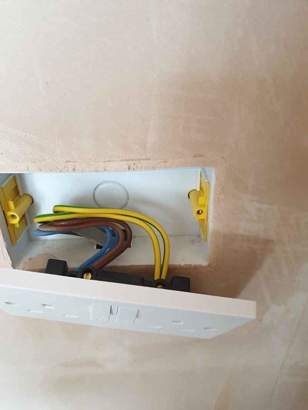 switch and socket wiring box