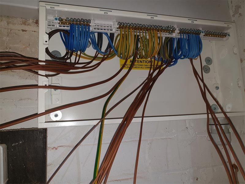 Consumer Unit Cable Connections