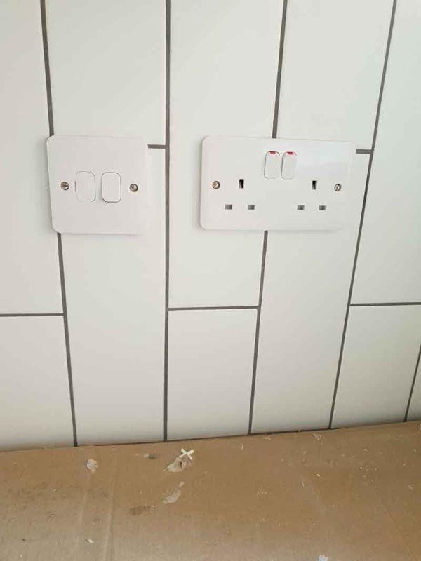 power switch and socket