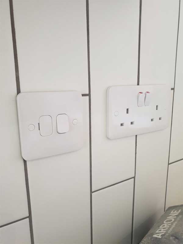 Fused Connection Unit installed by 786 Electricals in Leicestershire