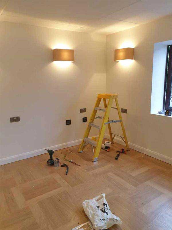 lights and sockets connected by 786 Electricals