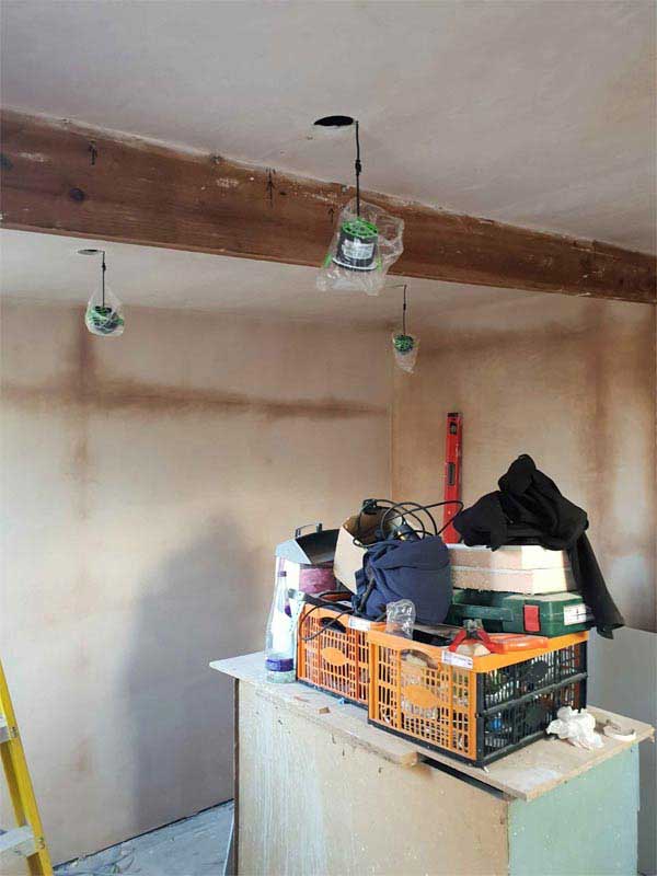 JCC V50 Down lights installed by electrical contractor