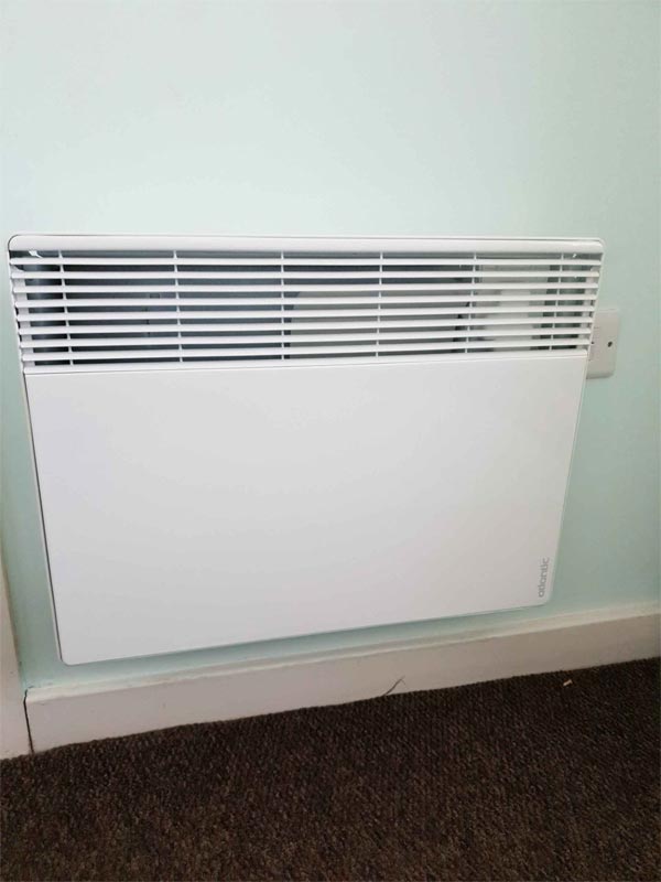 Atlantic Heater 2000W Electric Convector Heater Installed
