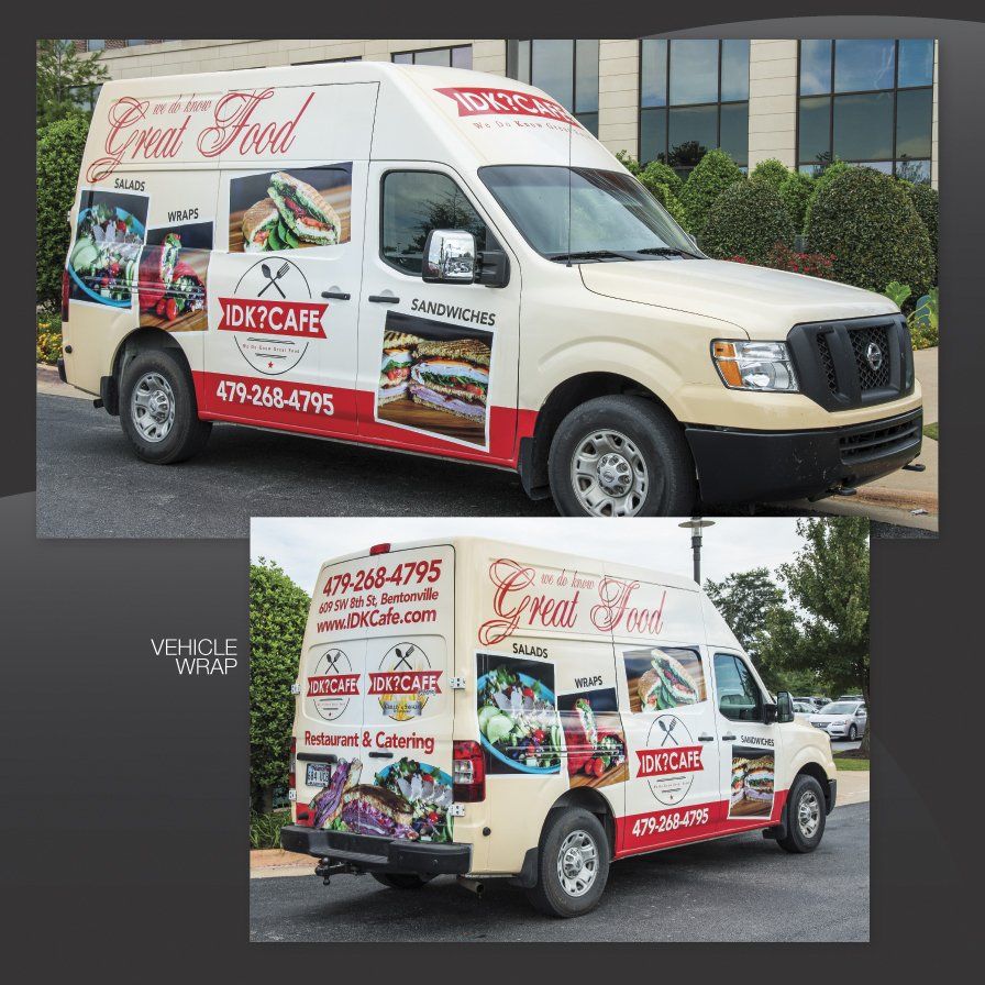 van wrap, vehicle promotion, bentonville, rogers, nw arkansas