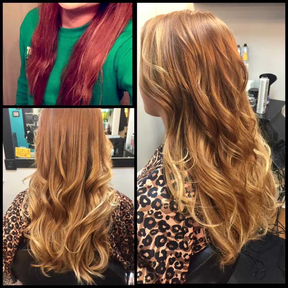 Corrective Color Service - Before & After
