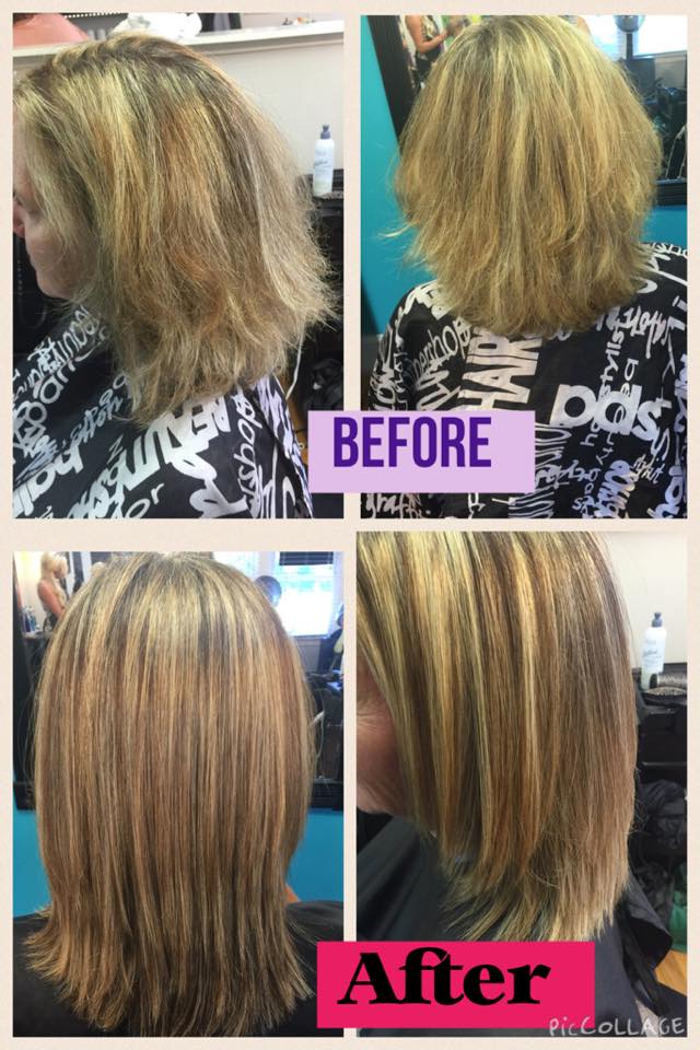 Before and After - Keratin Smoothing Treatment