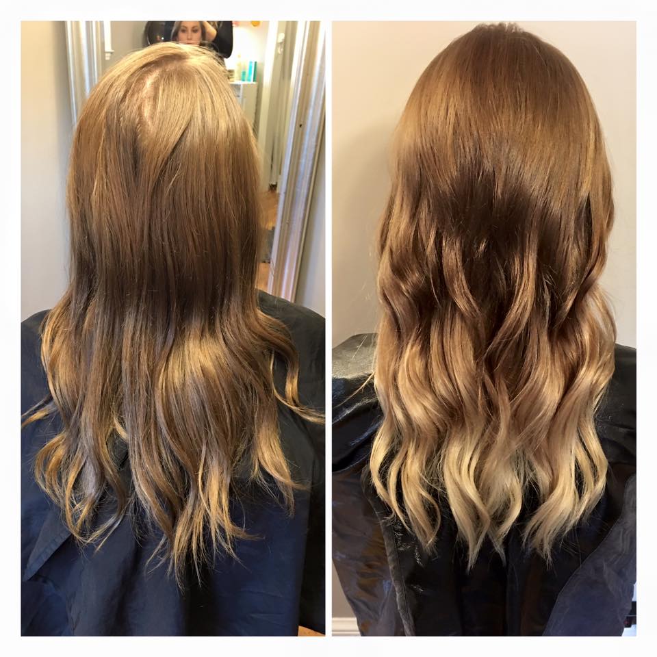 Ombre Hairstyle at our Salon - Before & After