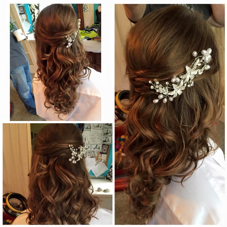 Modern Wedding Hair Style in Inman, SC