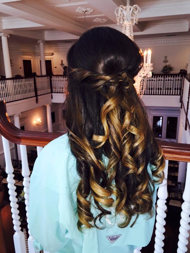 Curly Wedding Hair at our Hair Salon 5