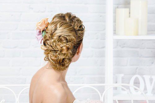 wedding updo