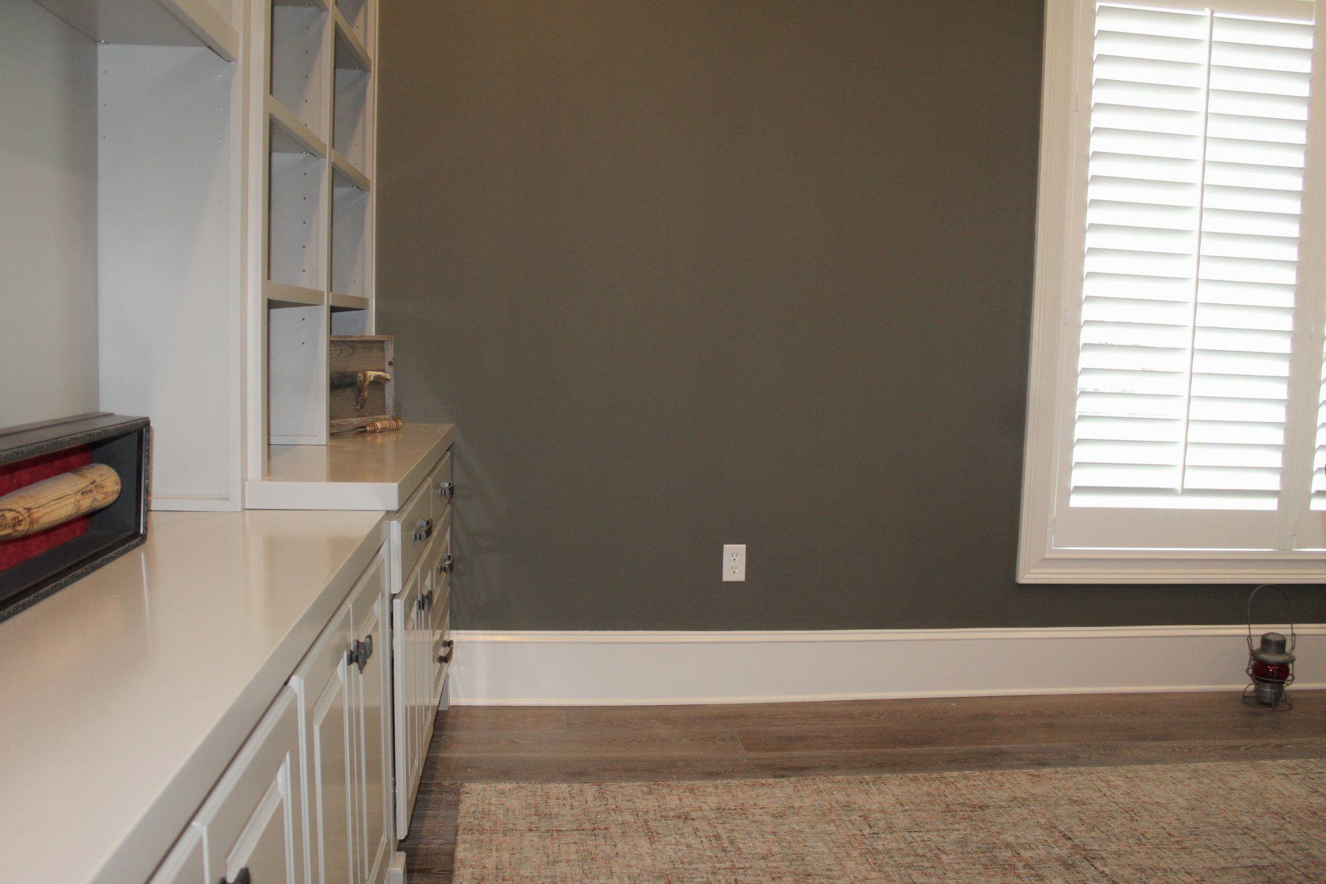 interior wall after being replaced