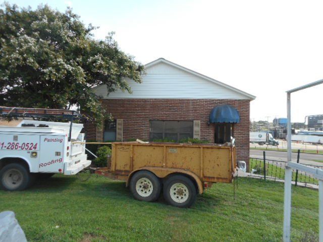 commercial building with new roof installed
