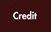 White “Credit” text on a black background