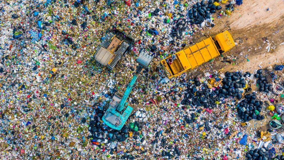 Discarica dall'alto