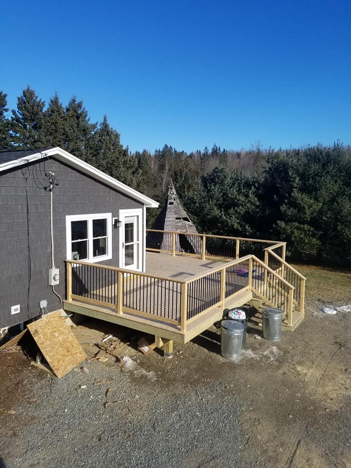 After Deck Installation — Hampton, ME — Central Maine Exteriors