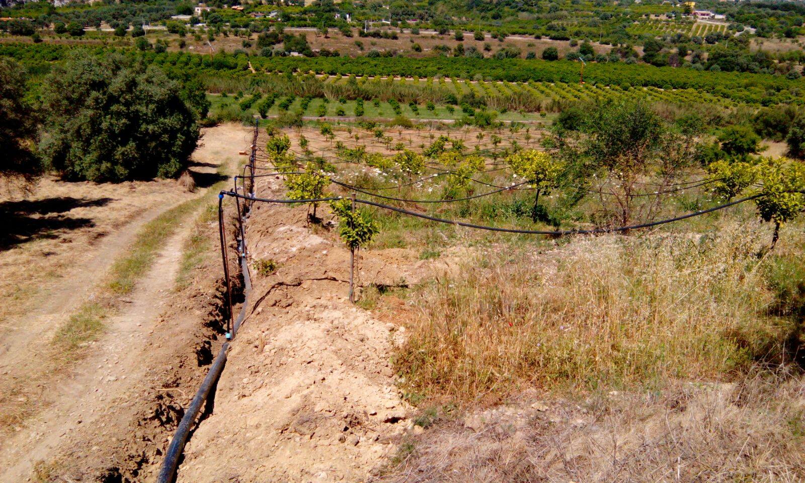 sistema di irrigazione interrato