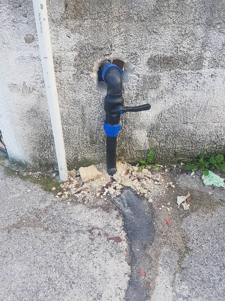 rubinetto per irrigazione