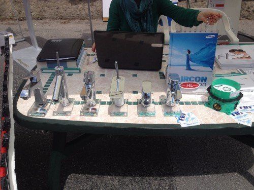 Stand della ditta idraulica