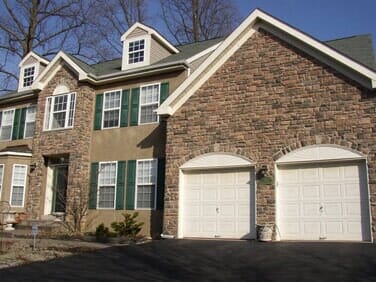 Pecan Brown Stone House - Stone Fonts in Langhorne, PA