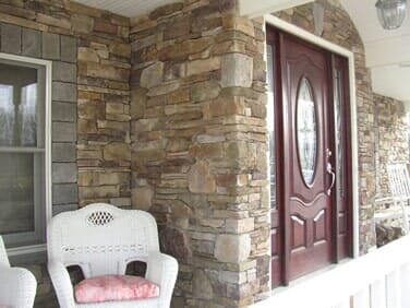 Medium Alder Brown Stone House - Stone Fonts in Langhorne, PA
