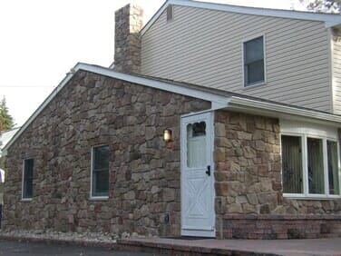 Light Beech Brown Stone House - Stone Fonts in Langhorne, PA