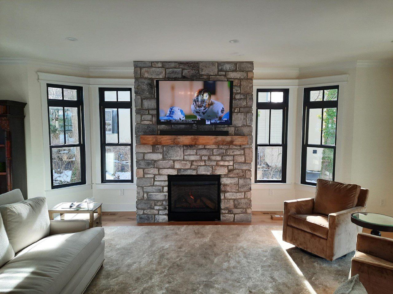 Grand Banks Limestone  Fireplace