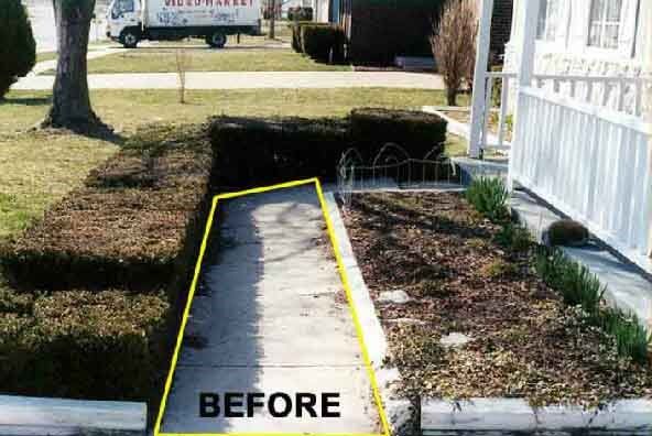 Mudjacking before 1 — Able Concrete in Minneapolis, MN Mudjacking before 1 — Able Concrete in Minneapolis, MN
