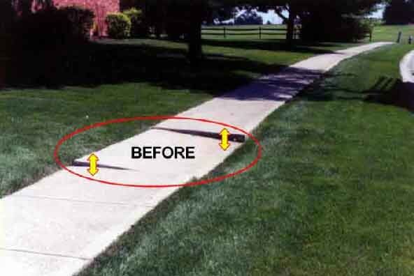 Mudjacking before 2 — Able Concrete in Minneapolis, MN Mudjacking before 2 — Able Concrete in Minneapolis, MN