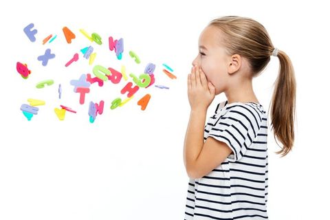 Little Girl Shouting Out Letters — Panama City, FL — Childworld Learning Center