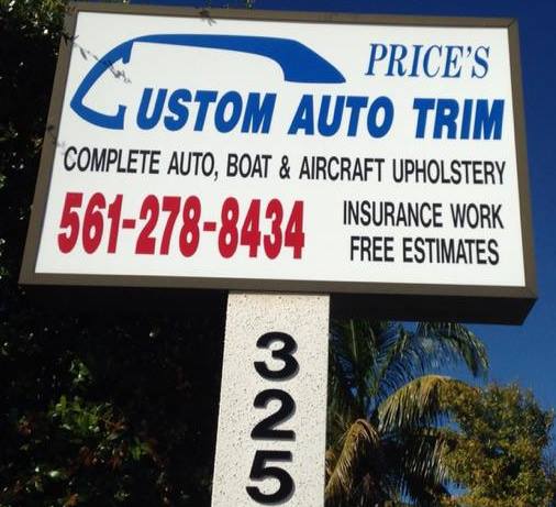 Sign Board — Delray Beach, FL — Custom Auto Trim