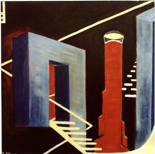 Rode toren painting