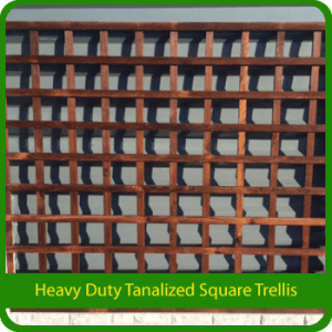 Square design fence