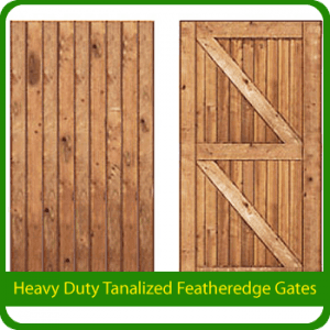 Feathered gates