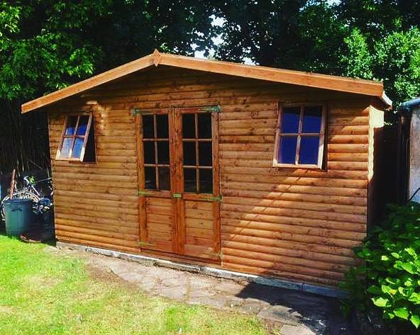 shed with windows