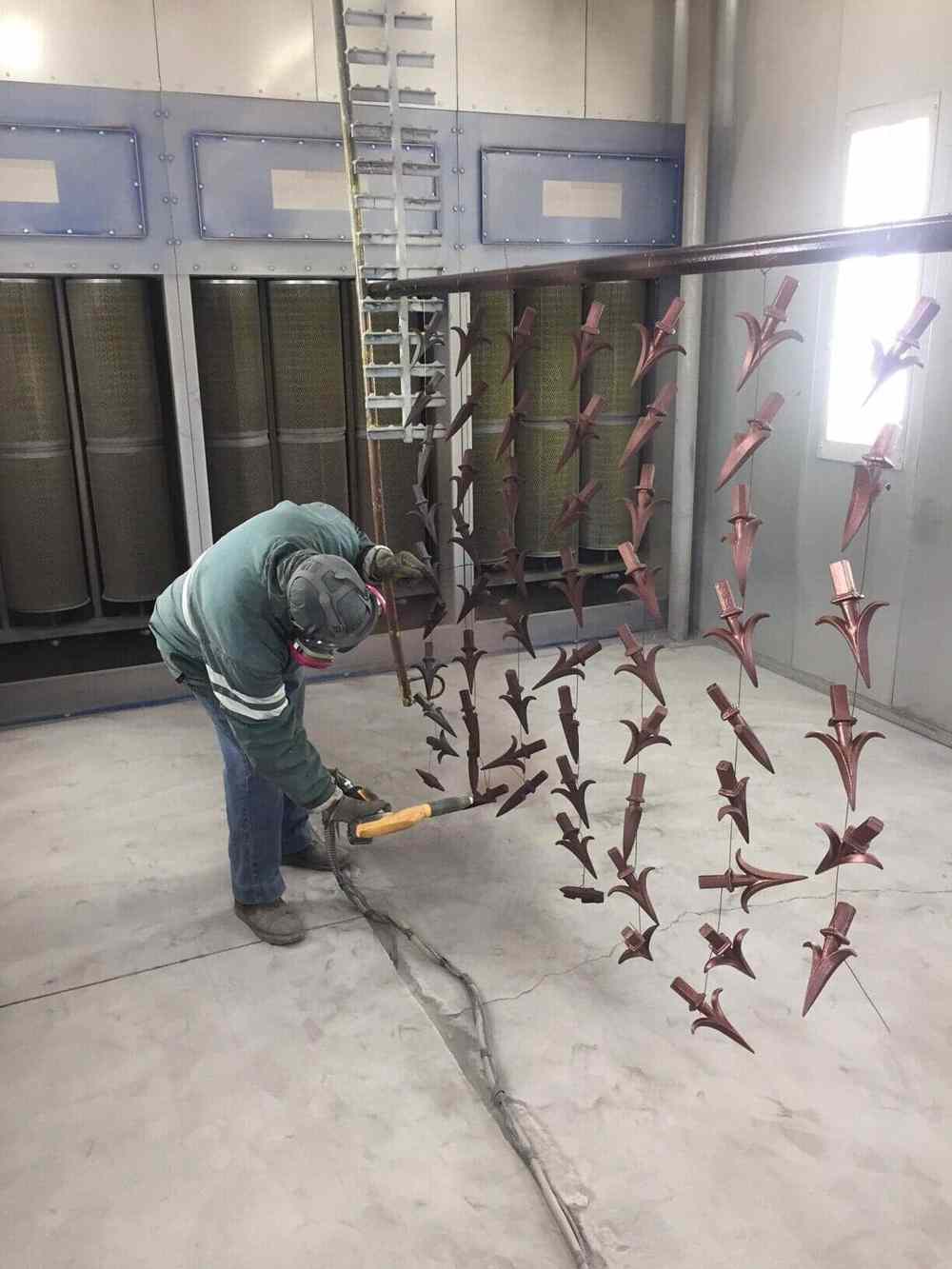Powder coat 1
