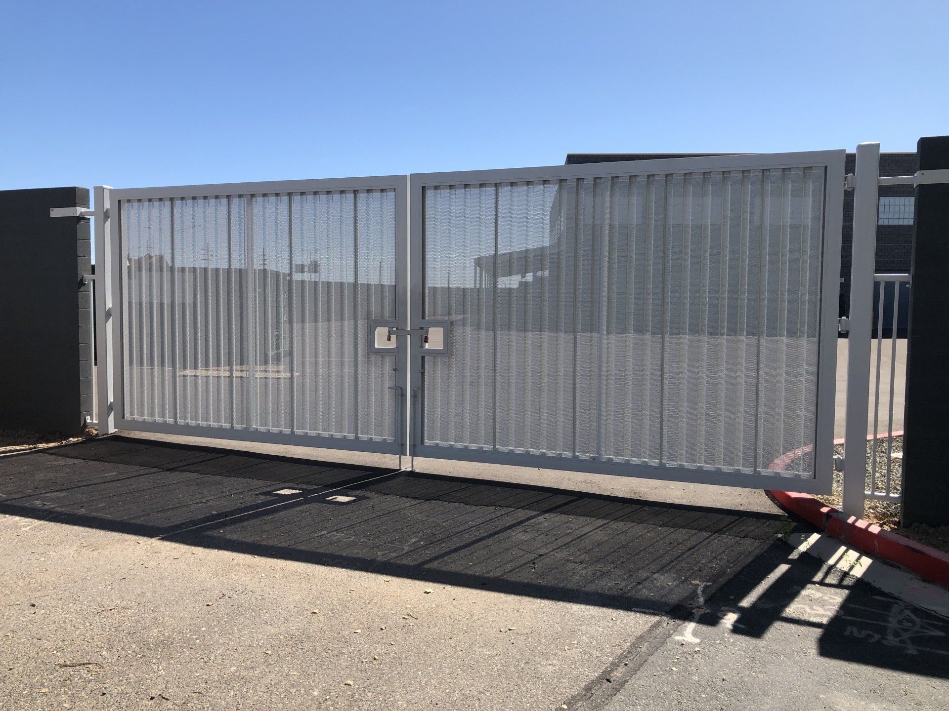 West Mec Northwest Campus Iron Sliding Gate