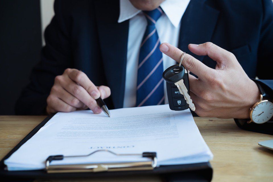 firma per comprare l'auto
