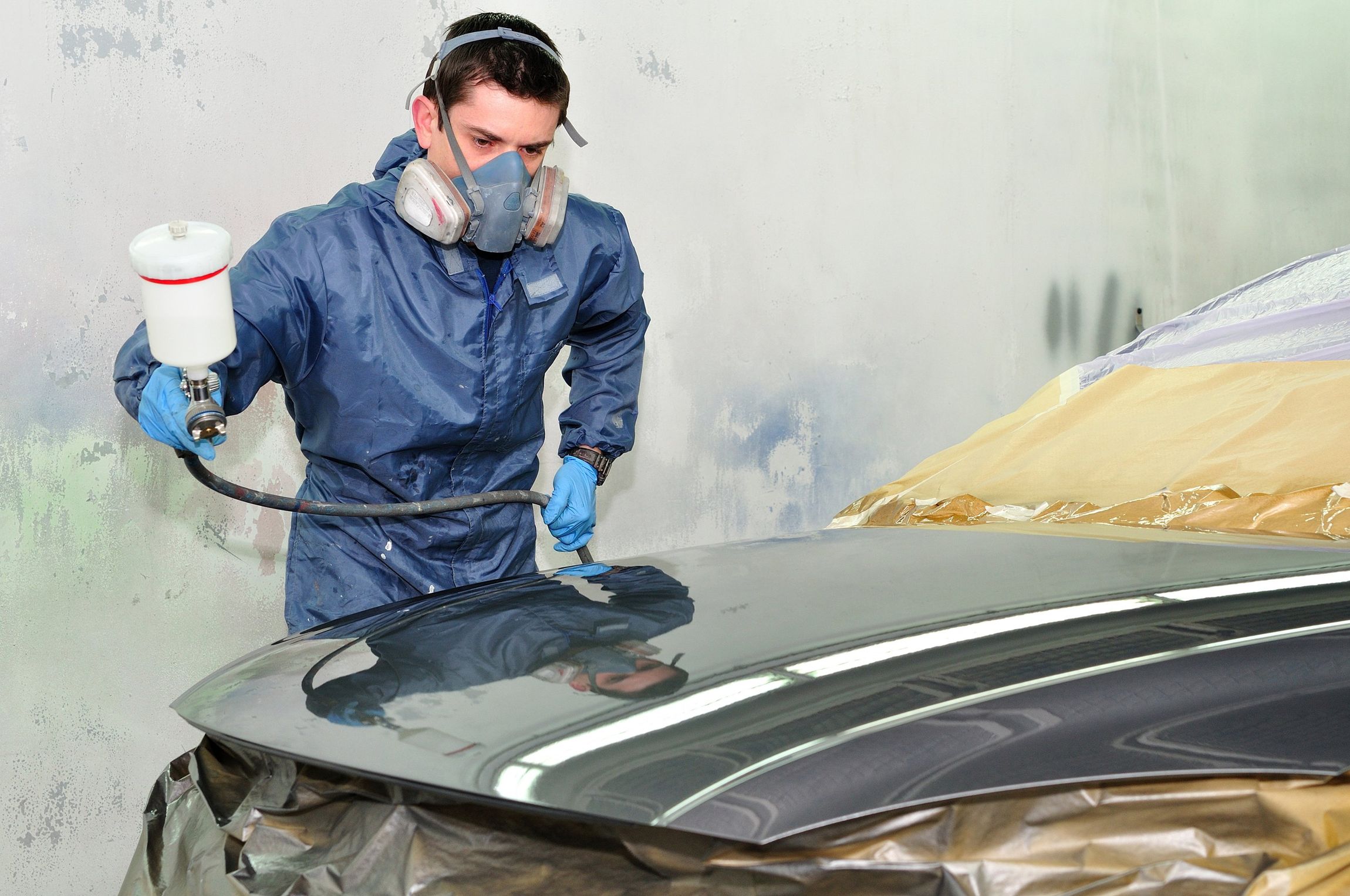 vehicle spray painting