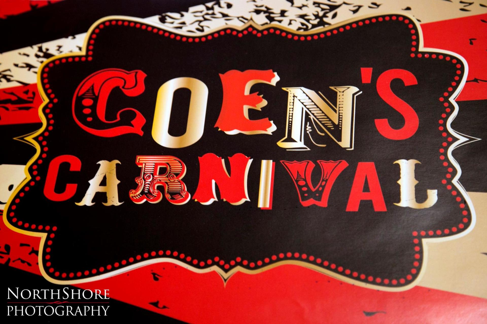 A sign that says goen 's carnival on it
