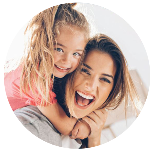 Picture of mother and daughter