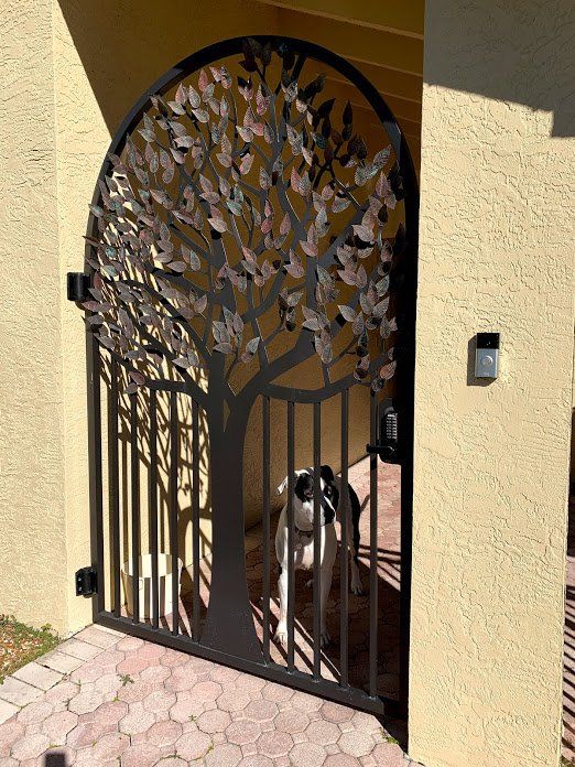 Custom Welded Gate — Sunrise, FL — First Class Fence & Rail, Inc.