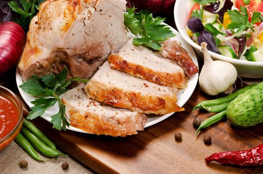 Pre-prepared food from the butchers