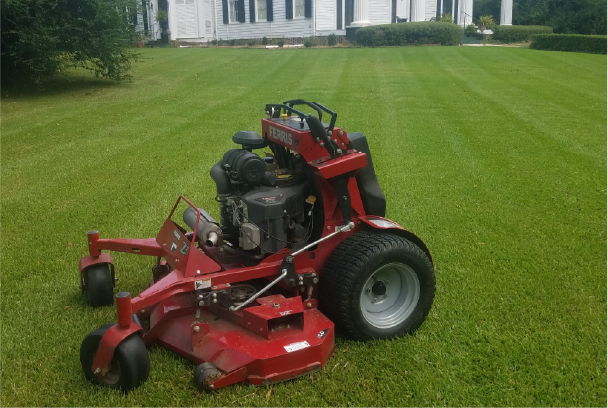 Mowing Yard