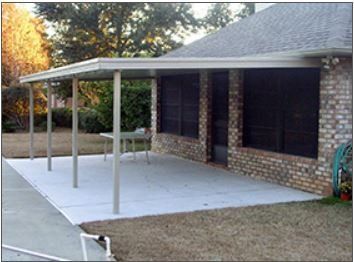 Residential Aluminum Cover — Patio with Beautiful Cover in Milton, FL