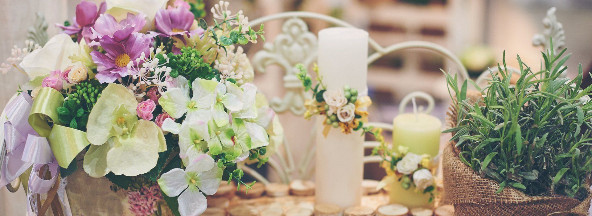 Table decoration flowers